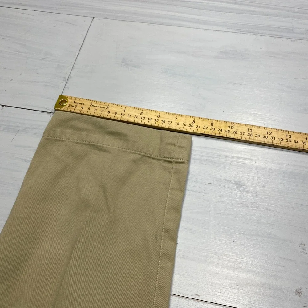 Polo Ralph Lauren Ethan Pant Mens 32/30 Tan Khaki Pleated Chino Cotton Trousers